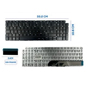 TECLADO DELL 5584 5590 SIN BACKLIGTH NUMÉRICO