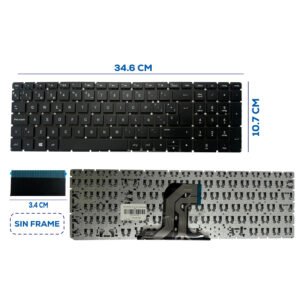 TECLADO HP 15-AC 15-A SIN FRAME
